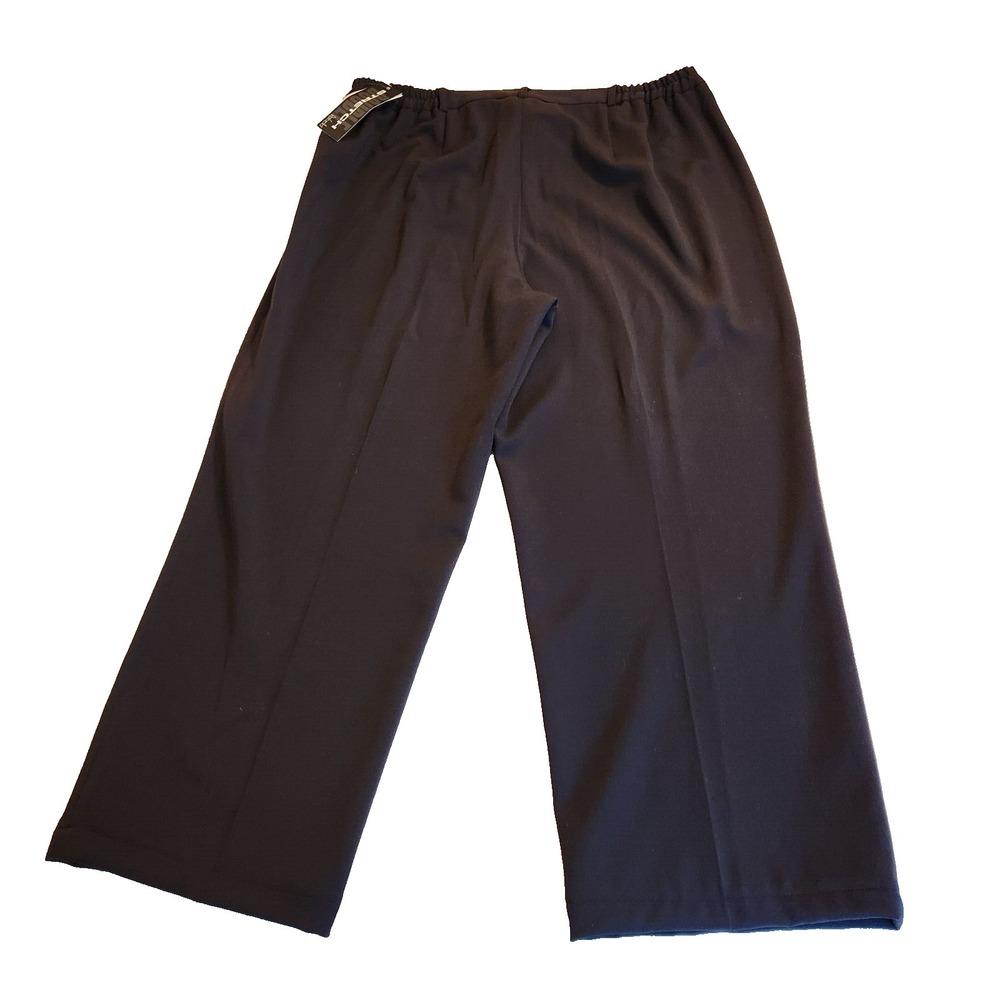 Rafaella Womens Two Way Stretch Dress Pants 16W Navy NWT Tailored* 25" inseam